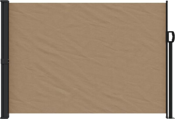 vidaXL Seitenmarkise Ausziehbar Taupe 140x600 cm 4004514 Bild 3