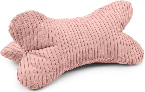 Amilian Nackenkissen - Leseknochen ca. 44x22 cm - Knochenkissen - Lesenknochenkissen, waschbar, Buch- und Tabletstütze - Lesekissen zum Relaxen, Knochenkissen zum Lesen - Knochenform Kissen - Nackenkissen