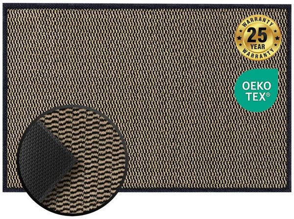 Kubus Fußmatte Schmutzfangmatte Dirtstopper Pro, Mit einer innovativen TPE-Rückseite, In verschiedenen Farben und Größen erhältlich