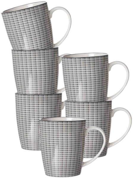 Ritzenhoff & Breker Takeo Stripes Henkelbecher 350 ml 6er Set
