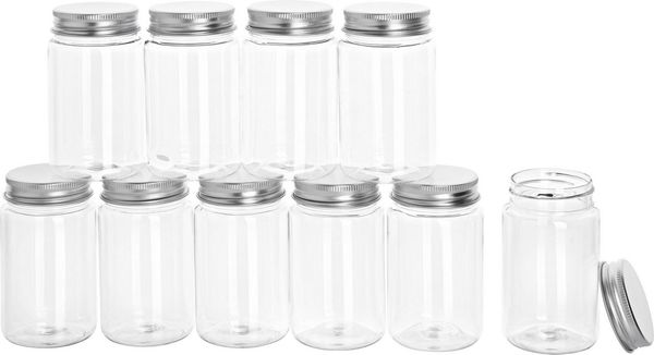 VBS Aufbewahrungsbox Kunststoff-Glas, Ø 5 cm, 10 Stück