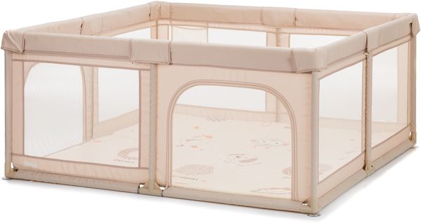 Laufgitter Malta 150x150 cm mit Boden natur
