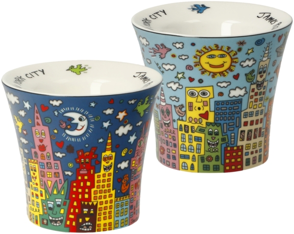 Goebel Eierbecher Eierbecher James Rizzi - My New York City, (Set, 2-tlg)