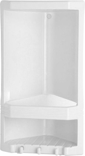 Gedy Ablageregal JUNIOR Eckregal 2-Fach, 189 x 385 x 139 mm, Thermoplast, weiß, Gedy-8079