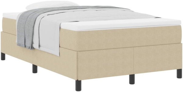 vidaXL Boxspringbett Grau-Grün 120 x 190 cm Samt 42006961