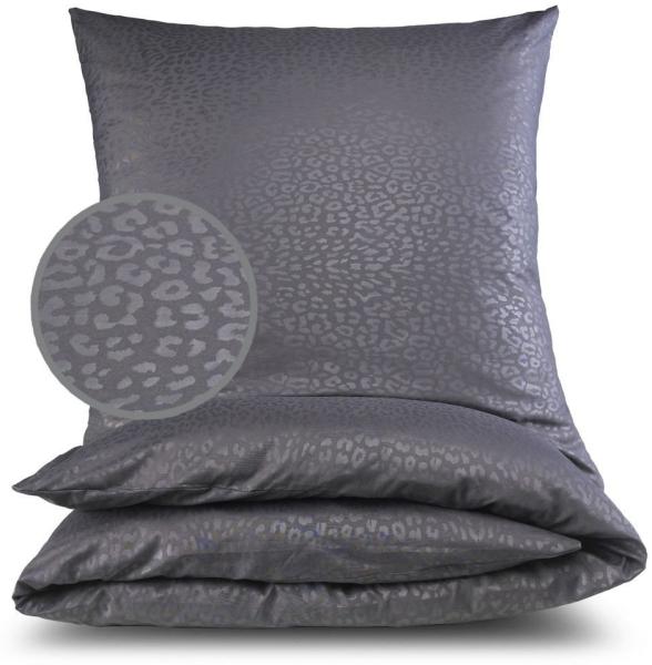 Malika Bettwäsche 2x 135x200 + 2x 80x80 cm atmungsaktiver Bettbezug, Präge Designs, Mikrofaser, 4 teilig, Für Allergiker geeignet, pflegeleicht, angenehm weicher Stoff