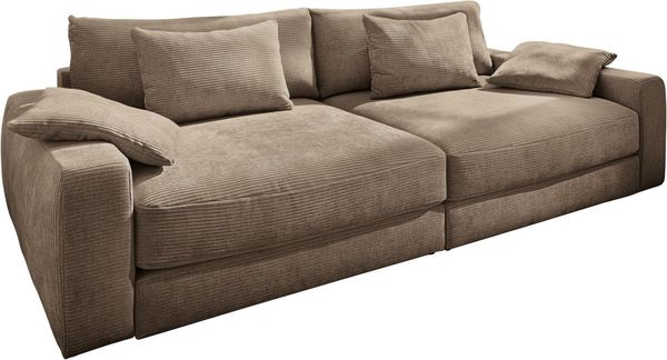 Jockenhöfer Gruppe Big-Sofa Milano XXL, mit Federkern, Breite 290cm, Liegefläche 120x240cm, inklusive Kissen