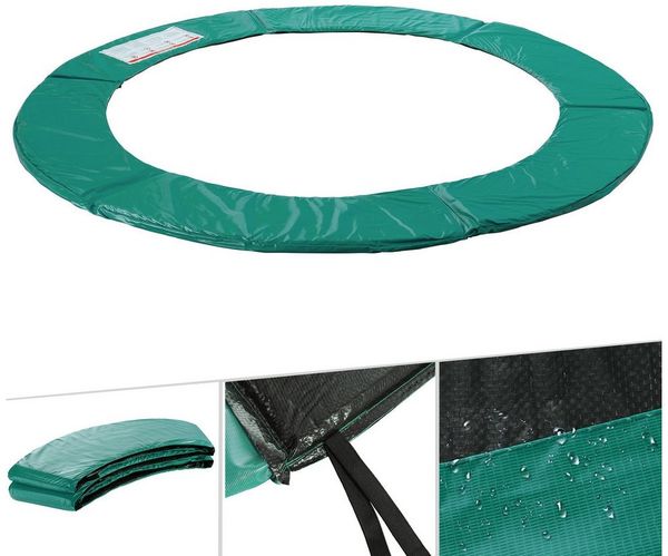 Arebos Trampolin-Randabdeckung Federschutz Ø 487 cm, Randschutz, PVC und PE, Reißfest, UV-resistente und wasserbeständige