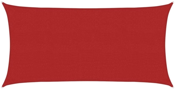 vidaXL Sonnensegel 160 g/m² Rot 2x4 m HDPE 311614