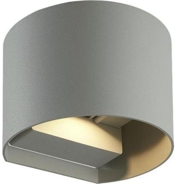 Deante Sieninis Außenleuchte CILINDER LED 2x3W 3000K IP54 verstellbarer Lichtwinkel grau LED line LITE