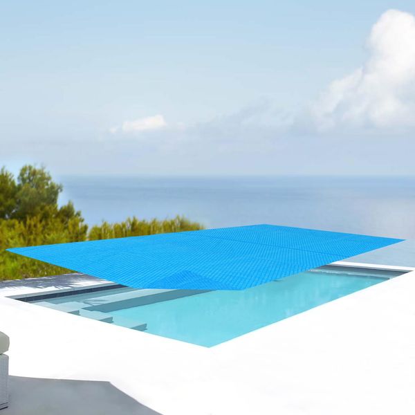 Solar Poolabdeckung Ferrarno 300x200 cm Blau eckig [en. casa]