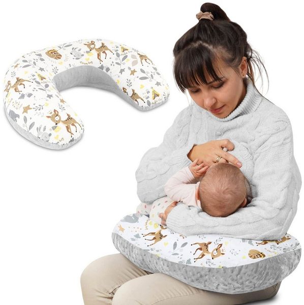 Totsy Baby Stillkissen klein Mond Minky Nursing Stillhörnchen Kissen Nursing Pillow