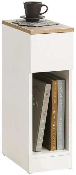 SoBuy Nachttisch FBT111, mit Schublade für Boxspringbett Sofatisch Beistelltisch Telefontisch