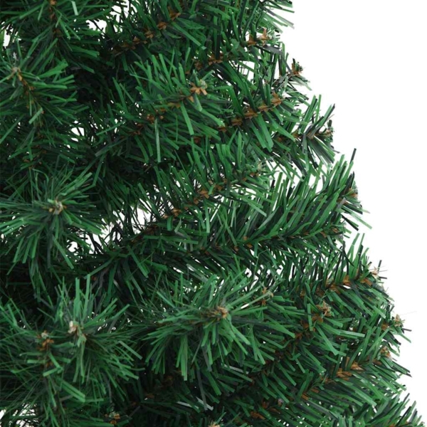 vidaXL Künstlicher vorbeleuchteter Weihnachtsbaum Grün 120 cm PVC 3396992 Bild 10