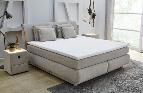 Jockenhöfer Boxspringbett mit Bettkasten 180 x 200 cm CARLA MIX H3/H4