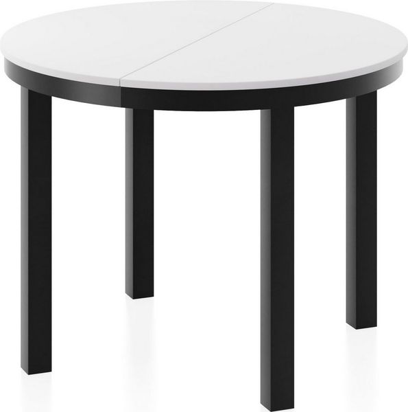 WFL GROUP Esstisch Corin (erhältlich in einer Größe – 100x100x76 cm, ausziehbar auf 180 cm), platzsparender Tisch für kleine Küche, Esszimmer oder Wohnzimmer