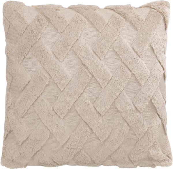 Aspero Dekokissen 4er Set Kissenbezüge Sofia, Plüsch Couchkissen 45 x 45 cm mit Cashmere Feeling