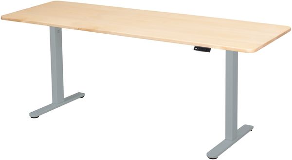 Albatros höhenverstellbares Schreibtisch Tischgestell elektrisch | LIFT S5 Silber| Gestell, Tischbeine, Tischfüße Metall | Display | 120Kg belastbar Bild 7