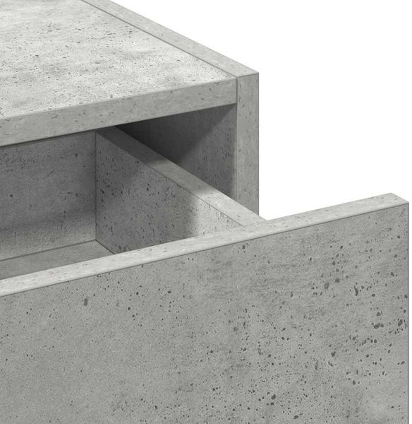 vidaXL Schminktisch mit Schubladen Grau 60 x 40 x 70 cm Holzwerkstoff 865220 Bild 8