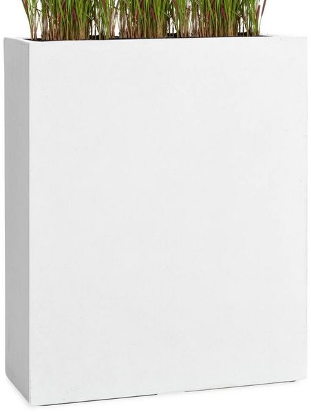 Pflanzwerk® Pflanzkübel DIVIDER Premium Blumenkübel Raumteiler Hochbeet Fiberglas, Fiberglas - Handgefertigt - Rechteckig - Frostbeständig