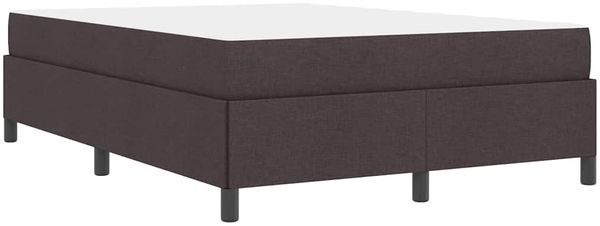 vidaXL Boxspringbett Dunkelbraun 140 x 200 cm Stoff 3398867 Bild 9