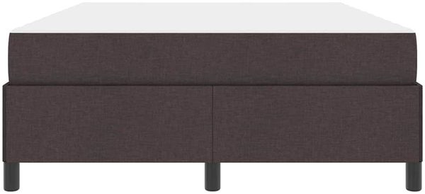 vidaXL Boxspringbett Dunkelbraun 140 x 200 cm Stoff 3398867 Bild 7