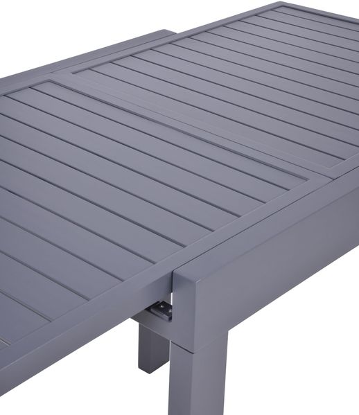 Gartentisch DANILO - Aluminium, Anthrazit, 180x90x75cm | Ausziehtisch Esstisch Wetterfest Outdoor Tisch Bild 3