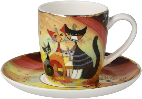 Goebel / Rosina Wachtmeister Gatti in autunno,Espressotasse,12,0cm x 12,0cm x 6,5cm / Fine Bone China / 12,0cm x 12,0cm x 6,5cm