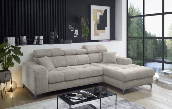 Sofa Sydney mit Schlaffunktion und Bettkasten von ED