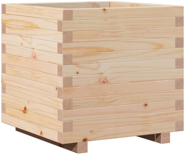vidaXL Pflanzkübel 50x50x49,5 cm Massivholz Kiefer 847353