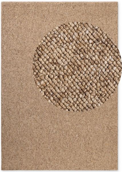 ELLE DECORATION Teppich Rocco, rechteckig, Höhe: 10 mm, Läufer, waschbar, Wohnzimmer, Esszimmer, Woll-Optik