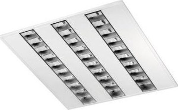 PXF Lighting Einbau-LED-Panel QUASET 3x PAR-S 45W 4980lm 4000K 595x595 mm PX4087009