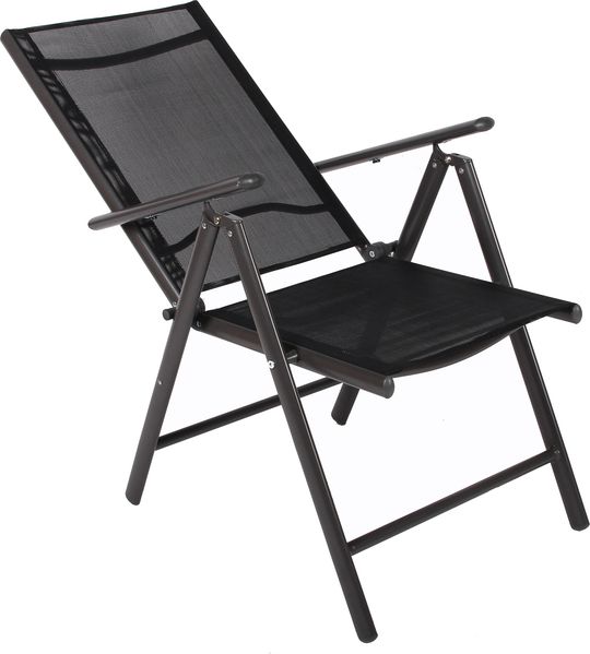 VCM Gartenstuhl Miami 916728 Anthrazit H. 105 x B. 56 x T. 65 cm Bild 4
