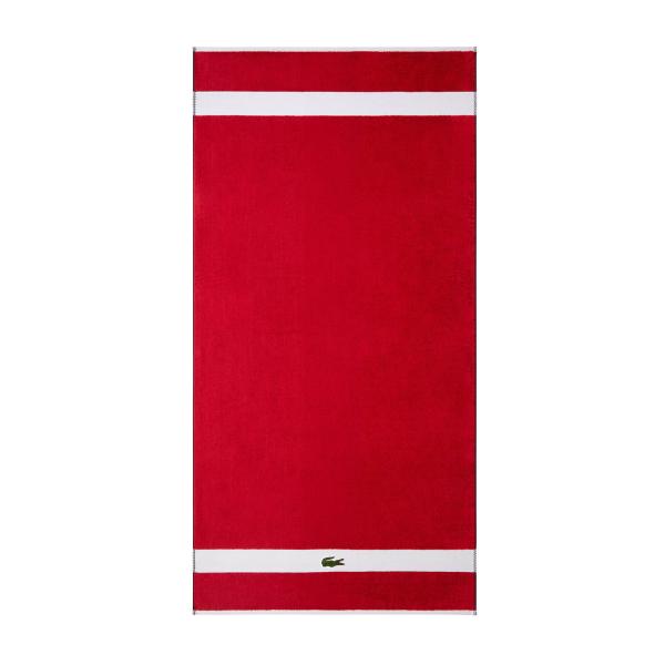 Lacoste Frottier Handtücher Casual|Duschtuch 70x140 cm| rouge