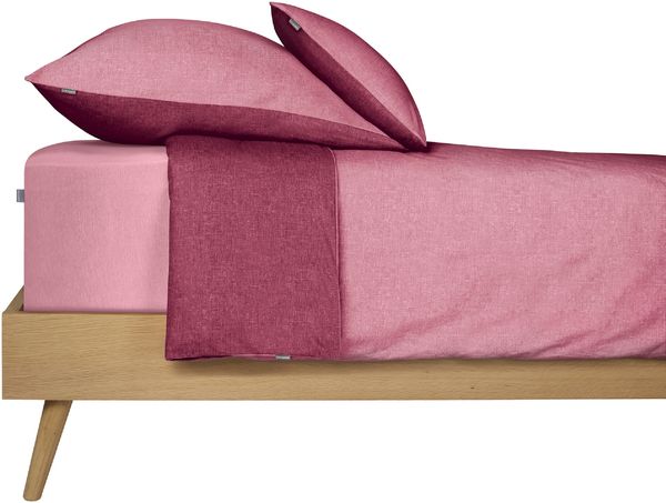 Schiesser Feinbiber Spannbettlaken Finni aus wärmender Baumwolle, Farbe:Altrosa, Größe:180x200 cm Bild 3