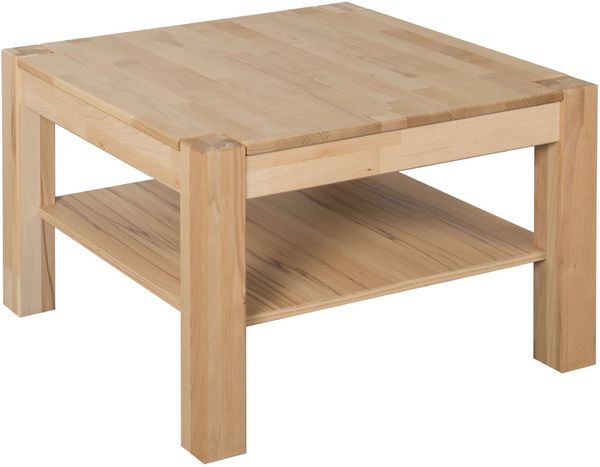 VOGL Möbelfabrik Couchtisch Toronto, in 2 Größen, mit Ablageboden, teilmassiv, Höhe 46 cm, Made in Germany