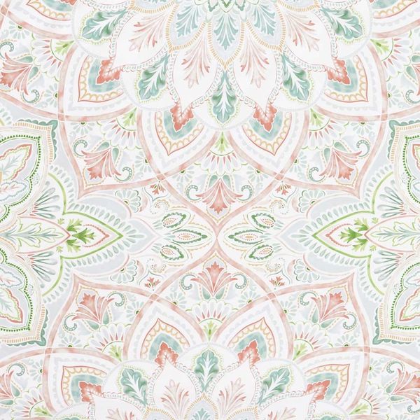 Estella Bio Mako Satin Bettwäsche 155x220 Jamiro gras Mandala Orient grün 3418-525 Bild 3