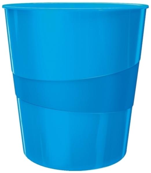 Papirkurv Leitz Plus 15L WOW blå - (6 stk. )