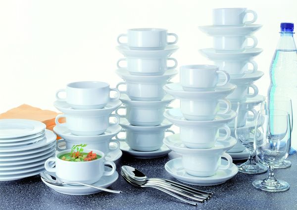 KAHLA System Plus Kaffee-Obertasse 0,18 l stapelbar weiß Bild 2