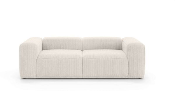 s.Oliver Big-Sofa EMMERIK Designersofa, 3-Sitzer mit Wellenfederung, B/T/H: 242/98/73 cm, hoher Sitzkomfort, gemütlich und modern, auch in Cord