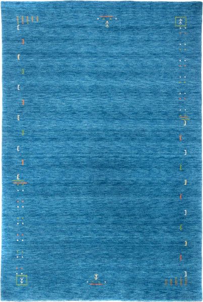 Gabbeh Teppich - Indus »Fenth« 200 x 140 cm - blau