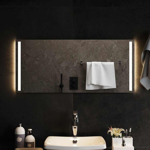 LED-Badspiegel, Wandspiegel, Badezimmerspiegel 90x40 cm