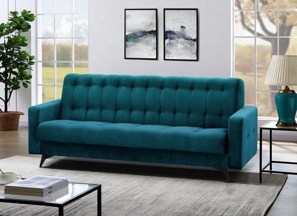 Beautysofa Schlafsofa GRETA BIS, Sofa Couch für Wohnzimmer, Bettfunktion