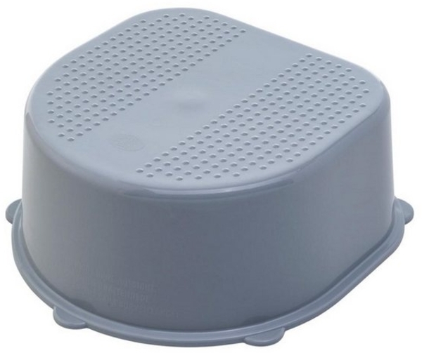 Rotho Bella Bambina Baby Schemel Trittschemel Hocker Stone Grey Bild 4