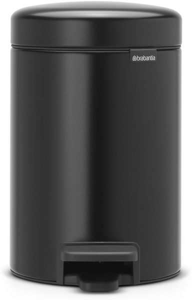 Brabantia 'NewIcon' Treteimer, Matt Black, 3 Liter
