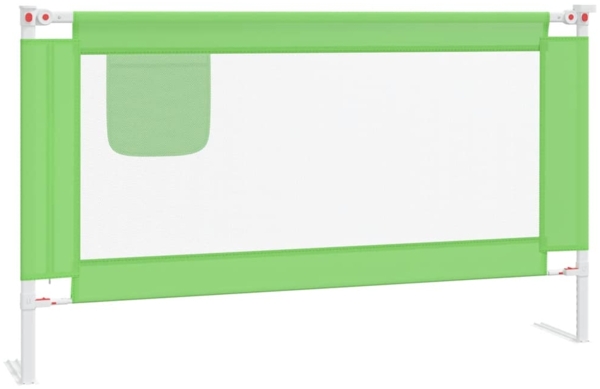 Kleinkind-Bettschutzgitter Grün 140x25 cm Stoff