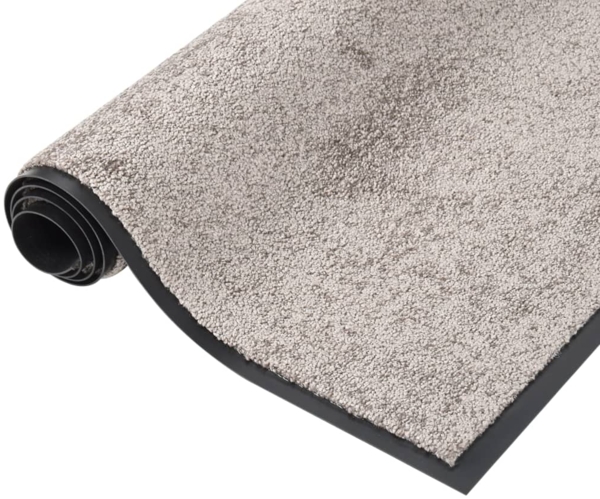 vidaXL Fußmatte 80x120 cm Grau 331591