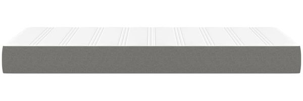 vidaXL Taschenfederkernmatratze Mittel Dunkelgrau 90x190x20 cm Stoff 347695 Bild 4