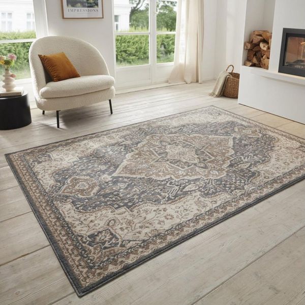 HANSE Home Teppich Orken, rechteckig, Höhe: 8 mm, Kurzflor, Läufer, Orient, Vintage, Wohnzimmer, Schlafzimmer, Esszimmer