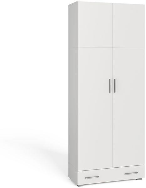 Aktenregal Ingo Weiß 80 x 182.4 cm mit Schublade Vicco